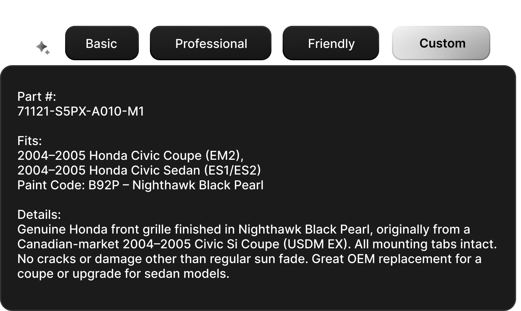 description_gen